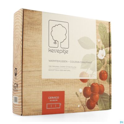 Kersepitje warmtekussen cervico 13x55cm nf