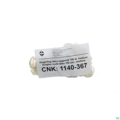 Vingerling opgerold latex medium 100 pontos
