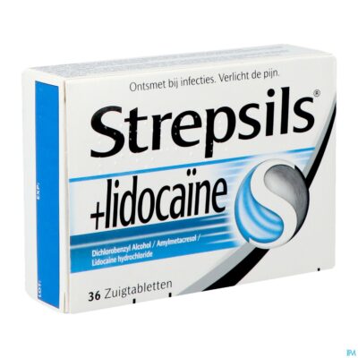 Strepsils + lidocaine past 36