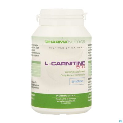 L carnitine 500 comp 60 pharmanutrics-5