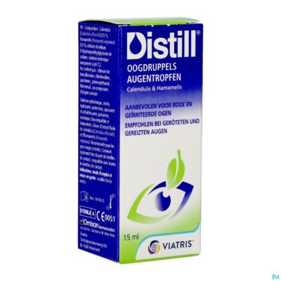 Distill geirriteerde ogen collyre fl 15ml