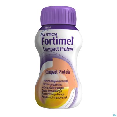 Fortimel compact protein perzik-mango flesjes 4x125 ml-3