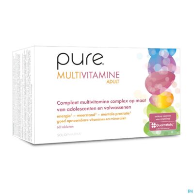 Pure multivitamine adult tabl 60