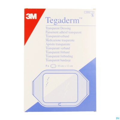 Tegaderm 3m film dressing transp 10x12cm 5 1626p-2