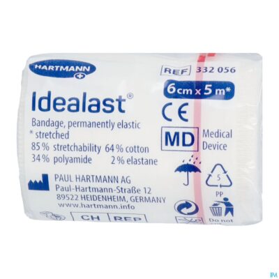 Idealast met haak 6cmx5m wit 1 p/s