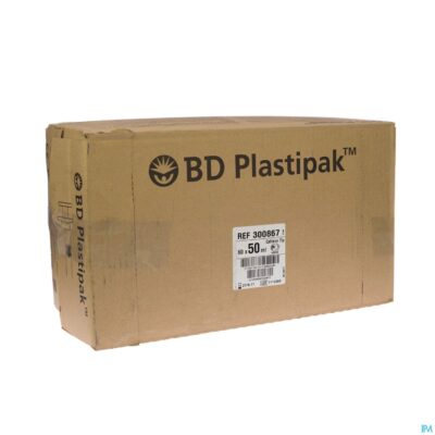 Bd plastipak spuit catheter tip 50ml 60 300867