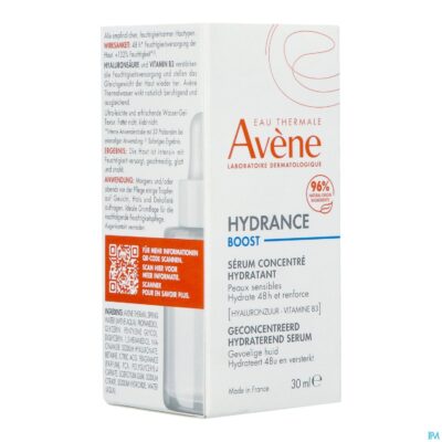 Avene hydrance boost geconc. hydrat. serum 30ml