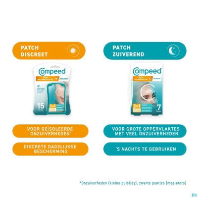 Compeed a/imperfections discreet patchs 15-7