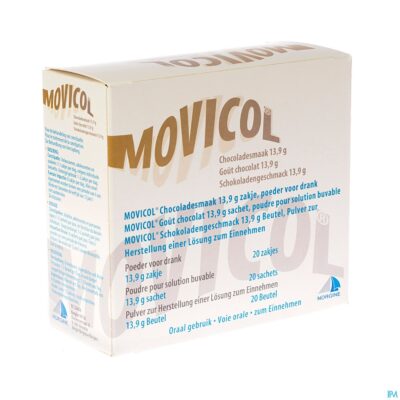 Movicol chocolade smaak zakjes 20 x 13,7g-4