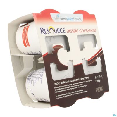 Resource dessert gourmand chocol. 4x125g 12311109-2