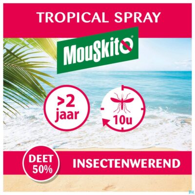 Mouskito tropical tropische gebieden 50% deet 100 ml spray-2