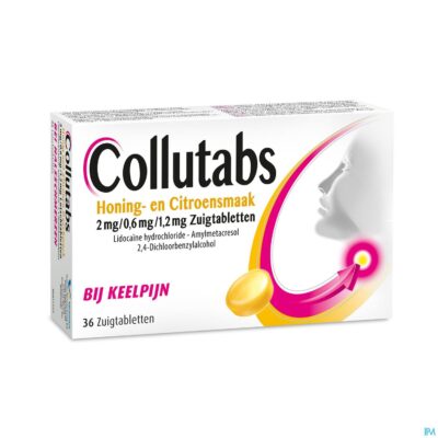 Collutabs honing citr. 2mg/0,6mg/1,2mg zuigtabl 36