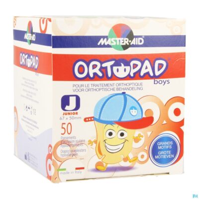 Ortopad junior for boys oogpleister 50 73321-2
