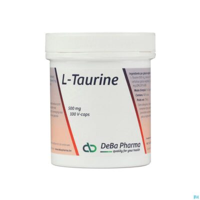 L-taurine caps 100x500mg deba-3
