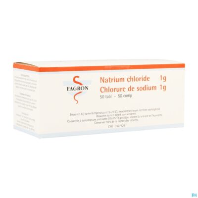 Natrium chloride 1g comp 50 fag-2