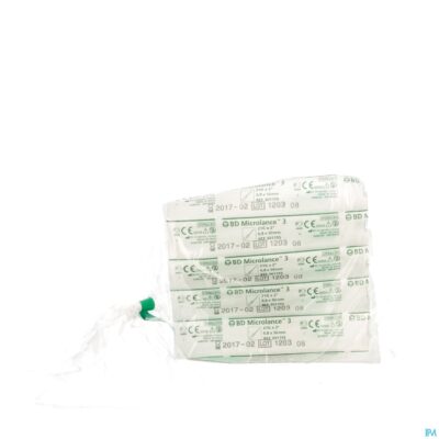Bd microlance 3 naald 21g 2 rb 0,8x50mm groen 10