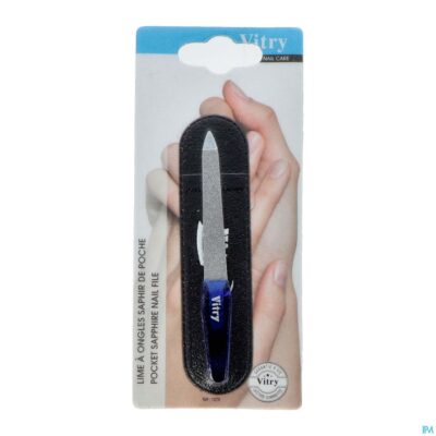 Saffier vijl klein model blauw
