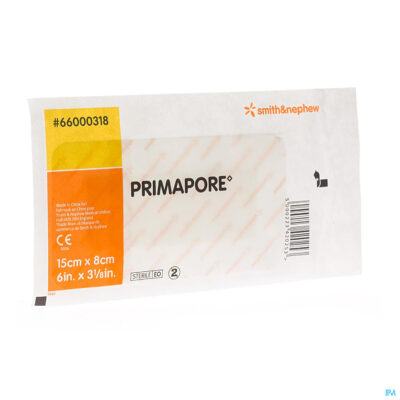 Primapore s&n verb post-op 15cmx 8cm 1 66000318