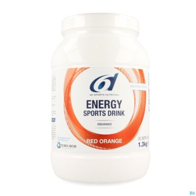 6d sixd energy sports drink red orange pdr 1,3kg-2