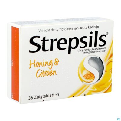 Strepsils honing citroen past 36