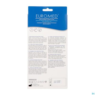Euromed 7x12cm 5 eilandpleister steriel-3