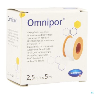 Omnipor 2,5cmx5m 1 p/s