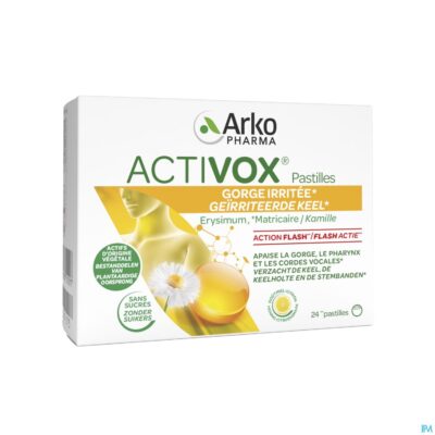 Activox verzachtend keel honing citroen past 24
