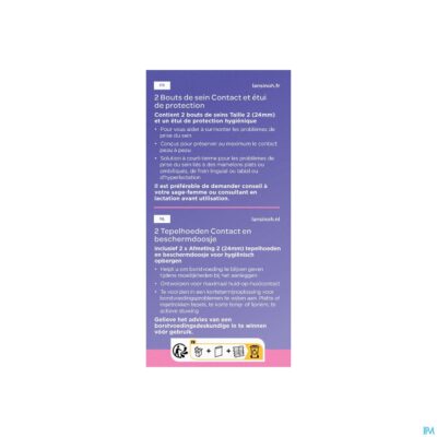Lansinoh tepelhoedjes t2 2 + beschermdoos-2