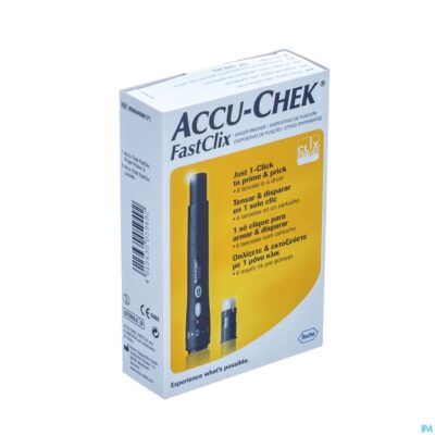 Accu chek fastclix (prikker+lancet 1x6)05864666171