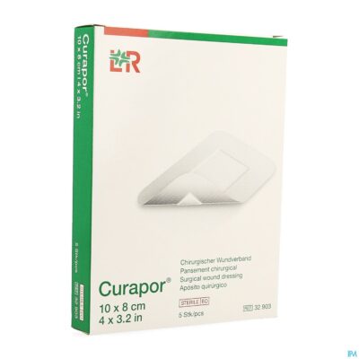 Curapor verb chirurg. steriel 10cmx 8cm 5 32903-2