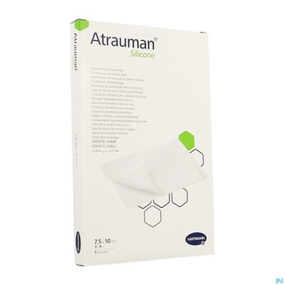 Atrauman silicone 7,5x10cm 5 p/s