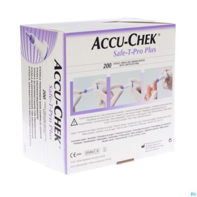 Accu chek safe t pro plus steriel wegwerp 200-2