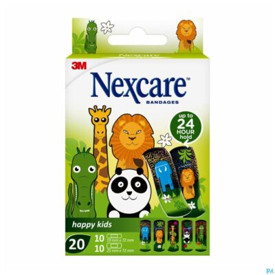 Nexcare 3m happy kids dieren pleister 20 n0920an