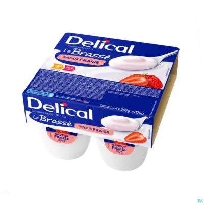 Delical le brasse aardbei 4x200g-3