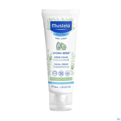 Mustela bb hydra gelaatscreme nf tube 40ml-3