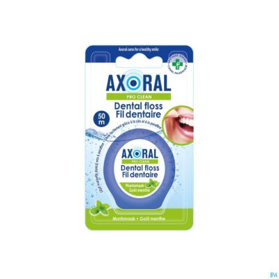 Axoral pro-clean floss mint waxed 50m