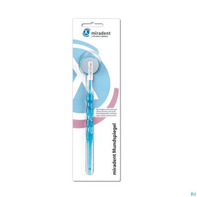 Miradent mondspiegel blauw