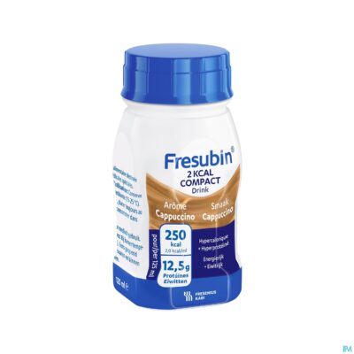 Fresubin 2 kcal compact drink cappuccino fl4x125ml-2