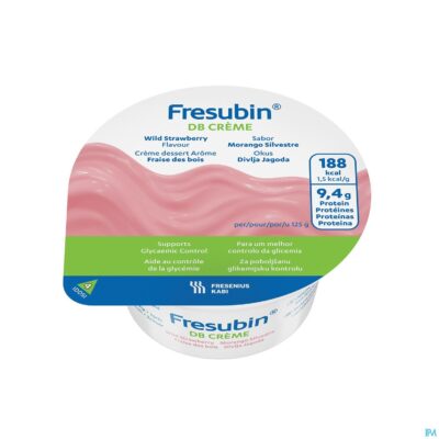 Fresubin db crème 125g fraise des bois/bosaardbei-2