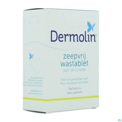 Dermolin zeepvrij wastablet n/parf nf 100g