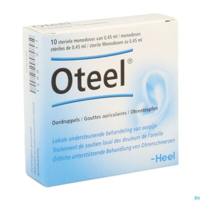 Oteel oordruppels 10x0,45ml heel