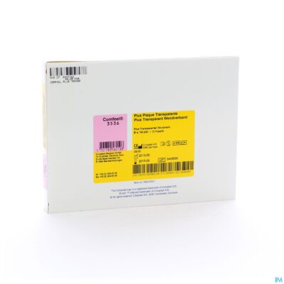 Comfeel plus platen transp 9x14cm 10 33536-4