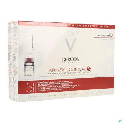Vichy dercos aminexil clinical 5 women amp 21x6ml-4