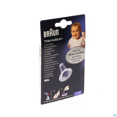 Braun lf-40 lensfilters thermoscan 40pc