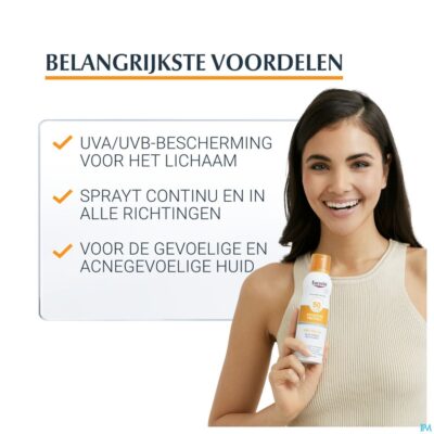 Eucerin sun invisible mist dry touch ip50+ 200ml-7