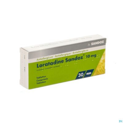 Loratadine sandoz comp 30 x 10mg
