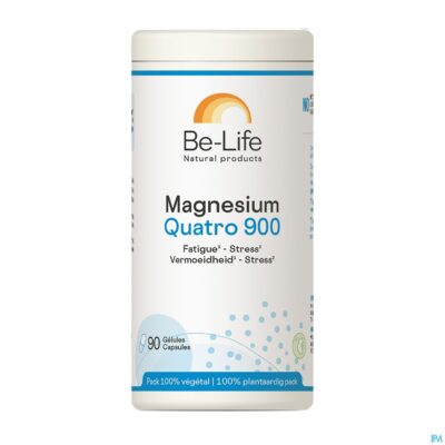 Magnesium quatro 900 be life pot caps 90
