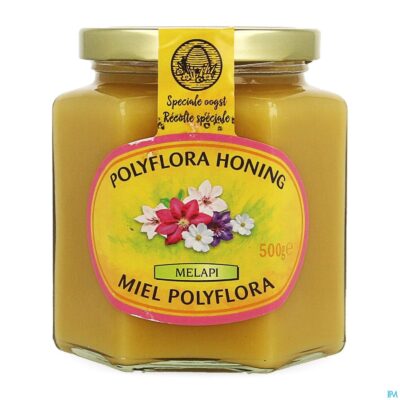 Melapi honing polyflora zacht 500g 5531 revogan