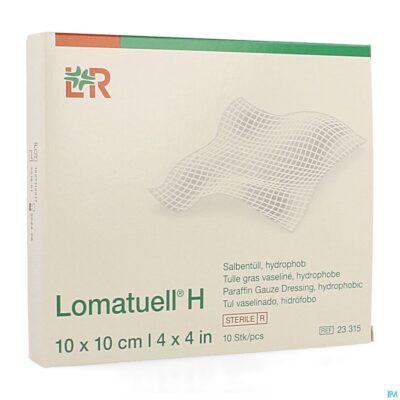 Lomatuell h kompres ster 10x10cm 10 23315