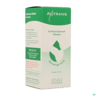 Axitrans roller gevoelige huid a/transpirant 20ml-2